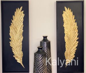 Gold feather set