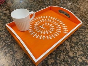 Warli on Serving tray